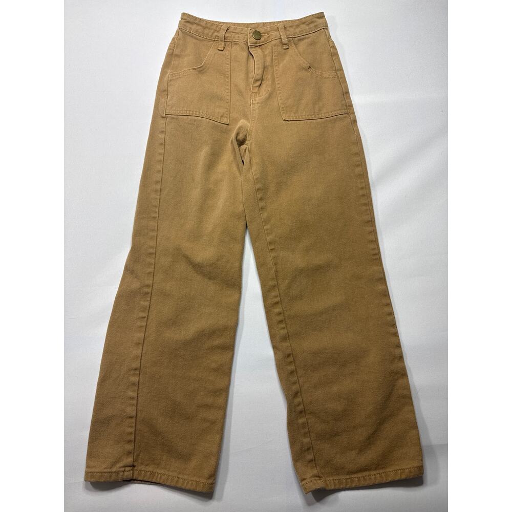 Altar'd State Women's Wide Leg Brown Jeans - Size XXS (24x26)